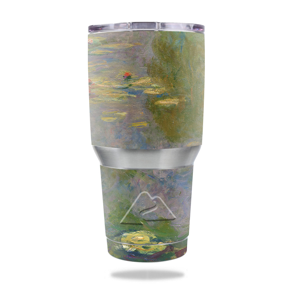 Picture of MightySkins OZTUM30-Water Lilies Skin for Ozark Trail 30 oz Tumbler - Water Lilies