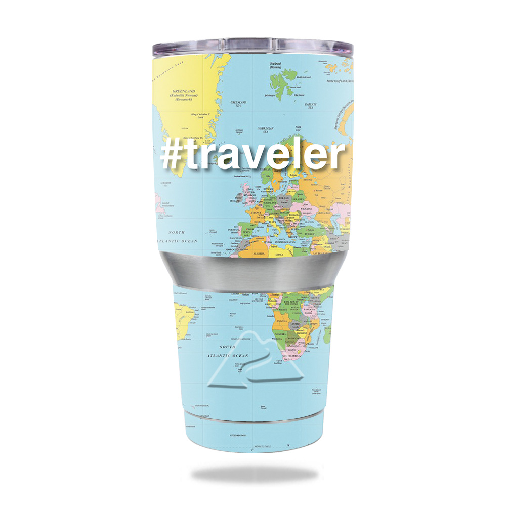 Picture of MightySkins OZTUM30-Traveler Skin for Ozark Trail 30 oz Tumbler - Traveler