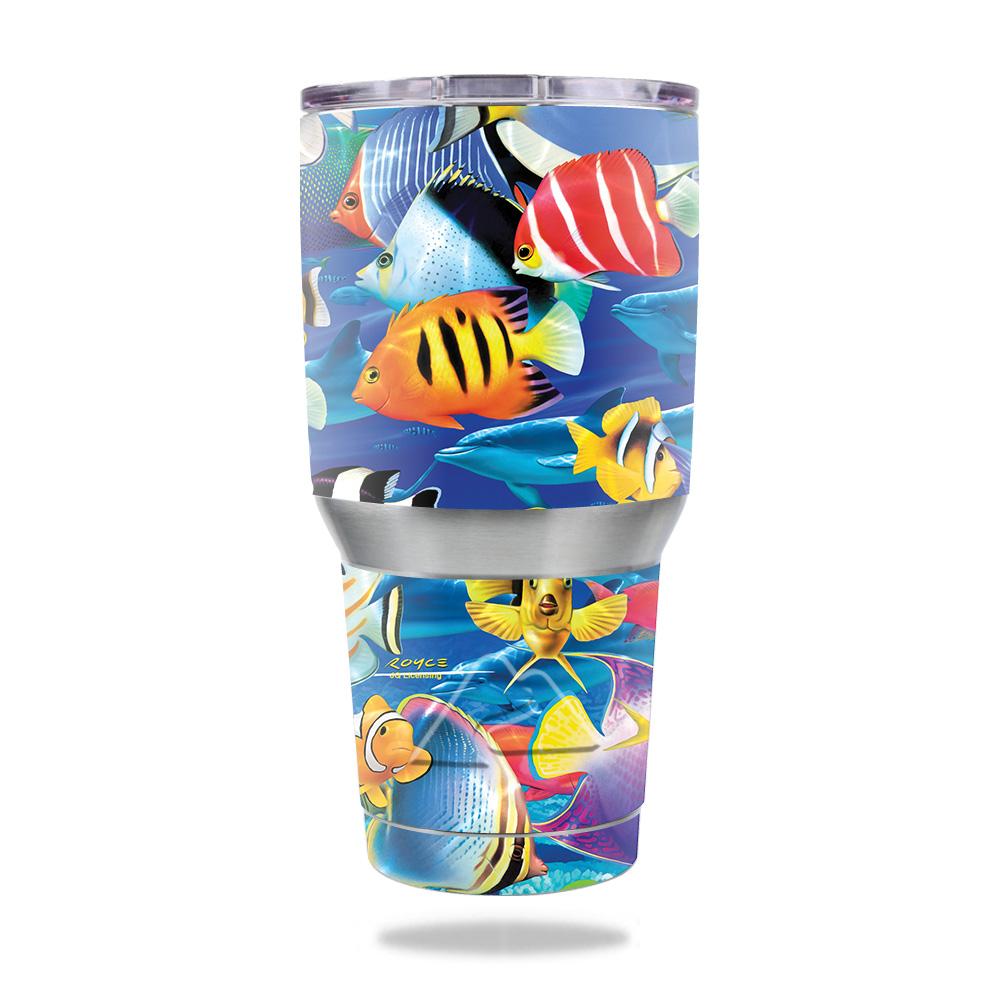 Picture of MightySkins OZTUM30-Tropical Fish Skin for Ozark Trail 30 oz Tumbler - Tropical Fish