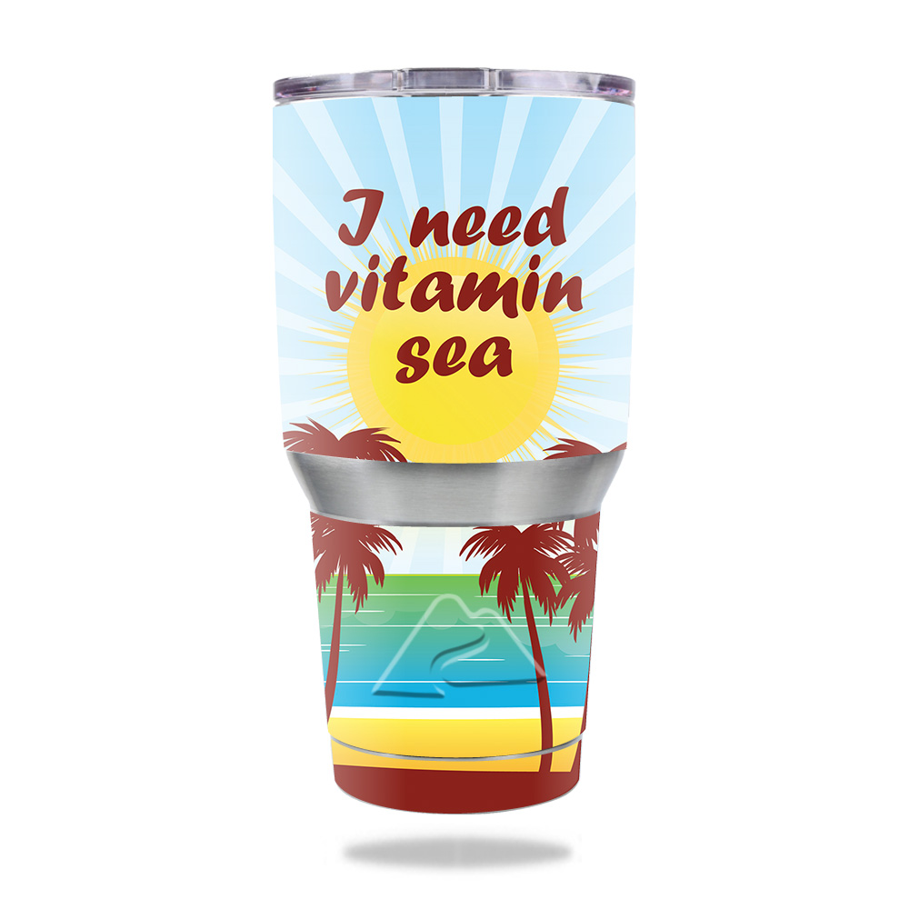 Picture of MightySkins OZTUM30-Vitamin Sea Skin for Ozark Trail 30 oz Tumbler - Vitamin Sea