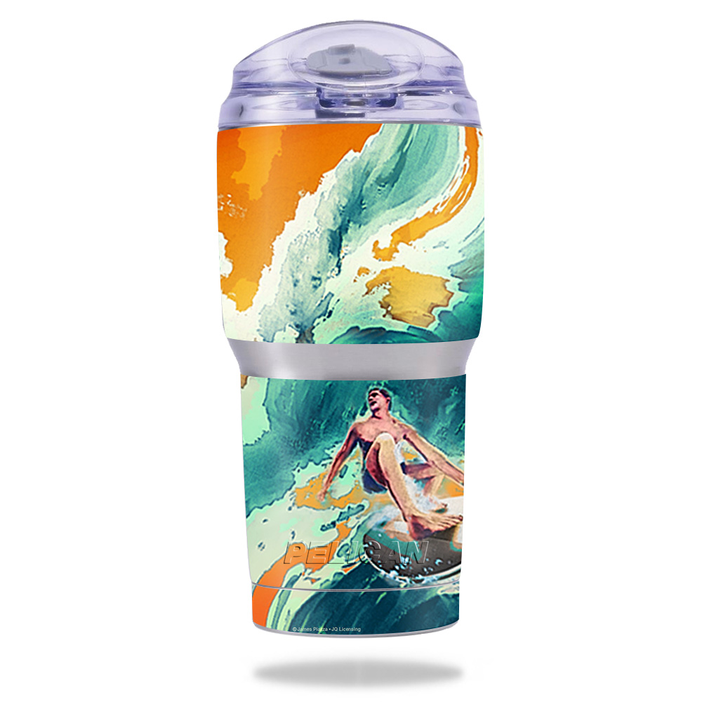 Picture of MightySkins PELTUM22-Acid Surf Skin for Pelican 22 oz Tumbler - Acid Surf