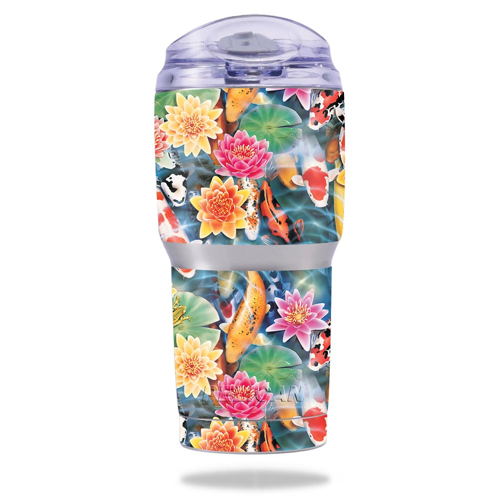 Picture of MightySkins PELTUM22-Koi Pond Skin for Pelican 22 oz Tumbler - Koi Pond