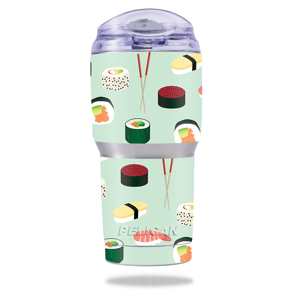 Picture of MightySkins PELTUM22-Sushi Skin for Pelican 22 oz Tumbler - Sushi