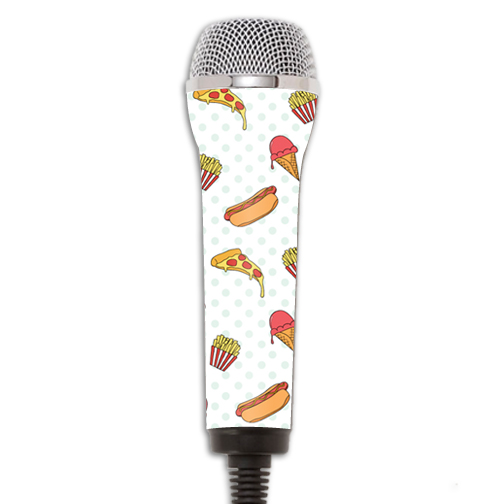 Picture of MightySkins REROCKMIC-Food Junkie Skin for Redoctane Rock Band Microphone Case Wrap Cover Sticker - Food Junkie
