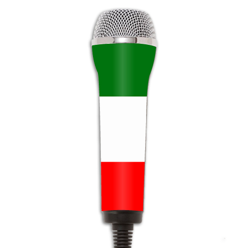 Picture of MightySkins REROCKMIC-Italian Flag Skin for Redoctane Rock Band Microphone Case Wrap Cover Sticker - Italian Flag