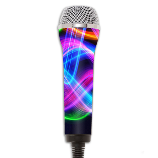 Picture of MightySkins REROCKMIC-Light Waves Skin for Redoctane Rock Band Microphone Case Wrap Cover Sticker - Light Waves