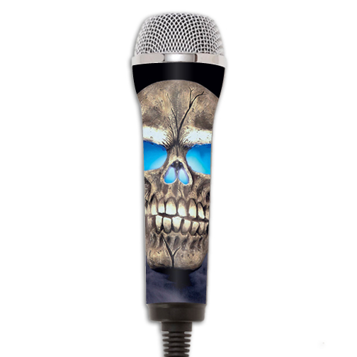 Picture of MightySkins REROCKMIC-Psycho Skull Skin for Redoctane Rock Band Microphone Case Wrap Cover Sticker - Psycho Skull