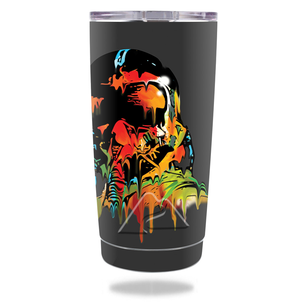 Picture of MightySkins OZTUM20-Melting Mask Skin for Ozark Trail 20 oz Tumbler 2016 - Melting Mask