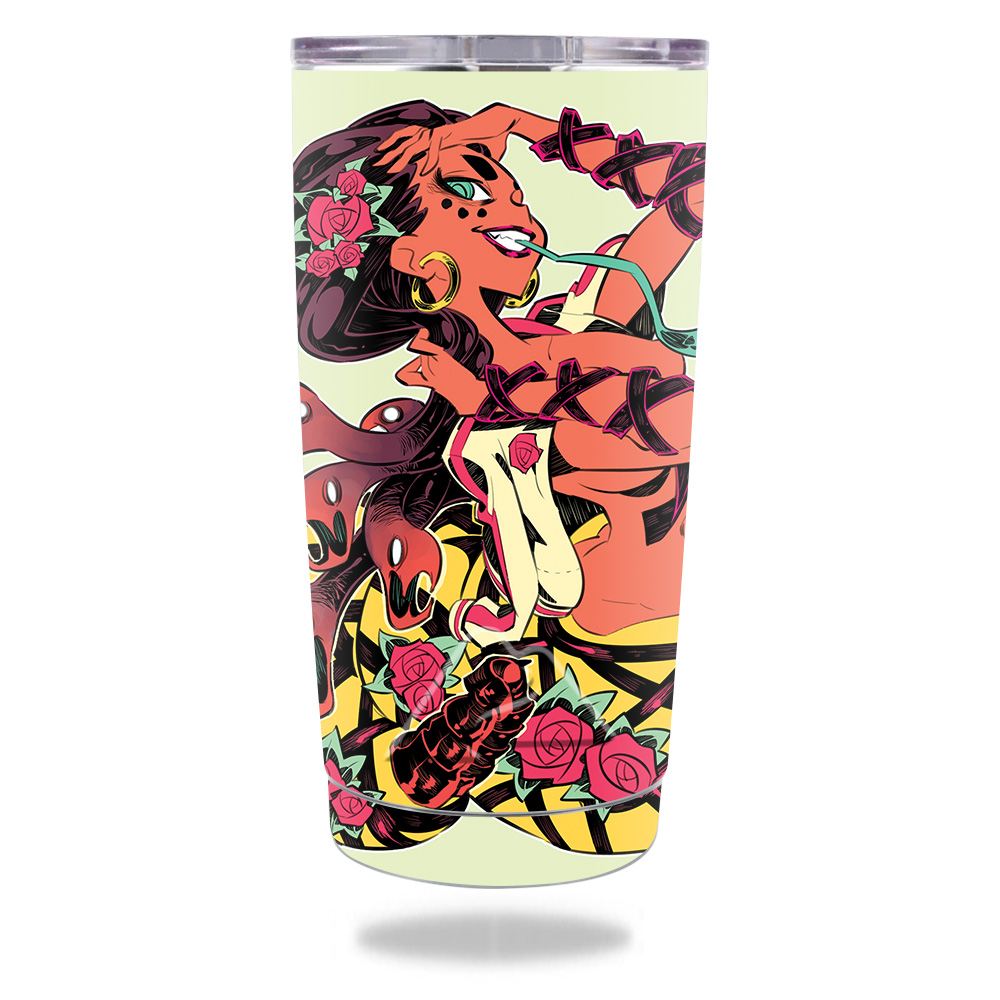 Picture of MightySkins OZTUM20-Naga Skin for Ozark Trail 20 oz Tumbler 2016 - Naga