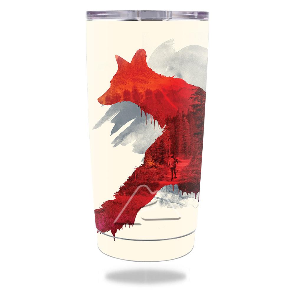 Picture of MightySkins OZTUM20-Fox Blood Skin for Ozark Trail 20 oz Tumbler 2016 - Fox Blood