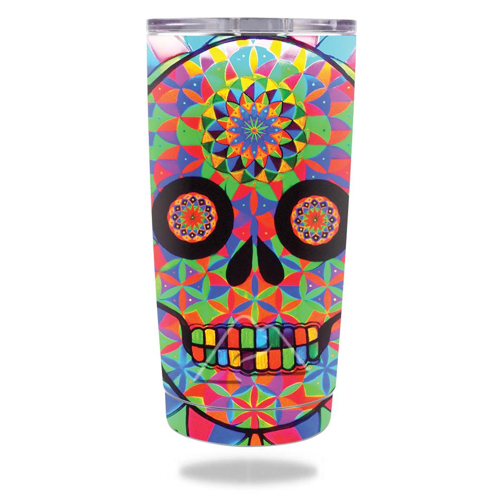 Picture of MightySkins OZTUM20-Geo Sugar Skull Skin for Ozark Trail 20 oz Tumbler 2016 - Geo Sugar Skull