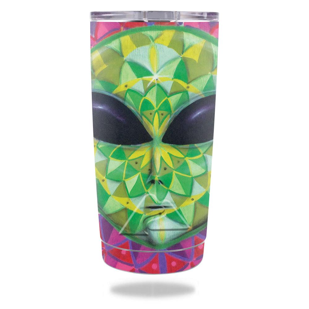Picture of MightySkins OZTUM20-Geometric Alien Skin for Ozark Trail 20 oz Tumbler 2016 - Geometric Alien
