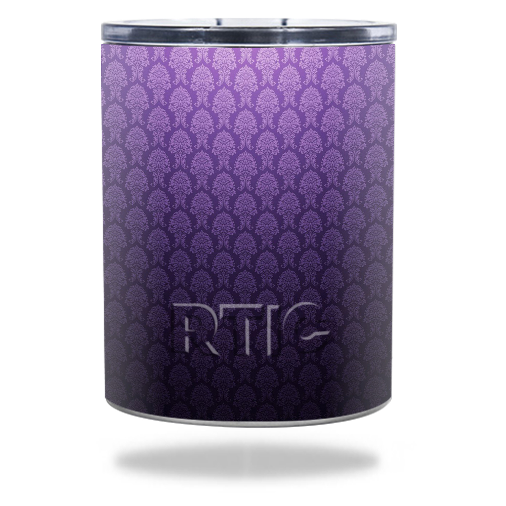 Picture of MightySkins RTLOW10-Antique Purple Skin for RTIC Lowball 10 oz 2016 Wrap Cover Sticker - Antique Purple