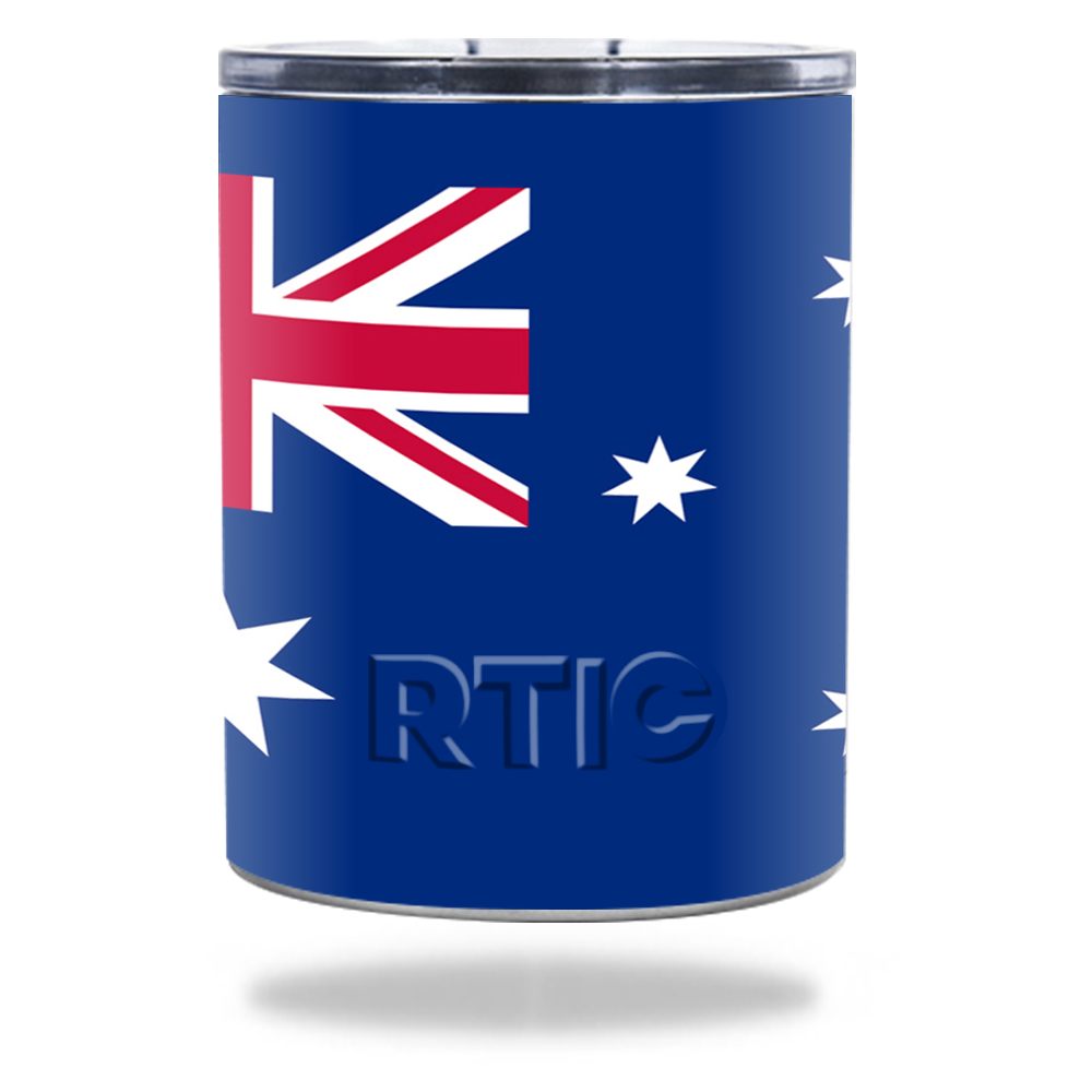 Picture of MightySkins RTLOW10-Australian Flag Skin for RTIC Lowball 10 oz 2016 Wrap Cover Sticker - Australian Flag