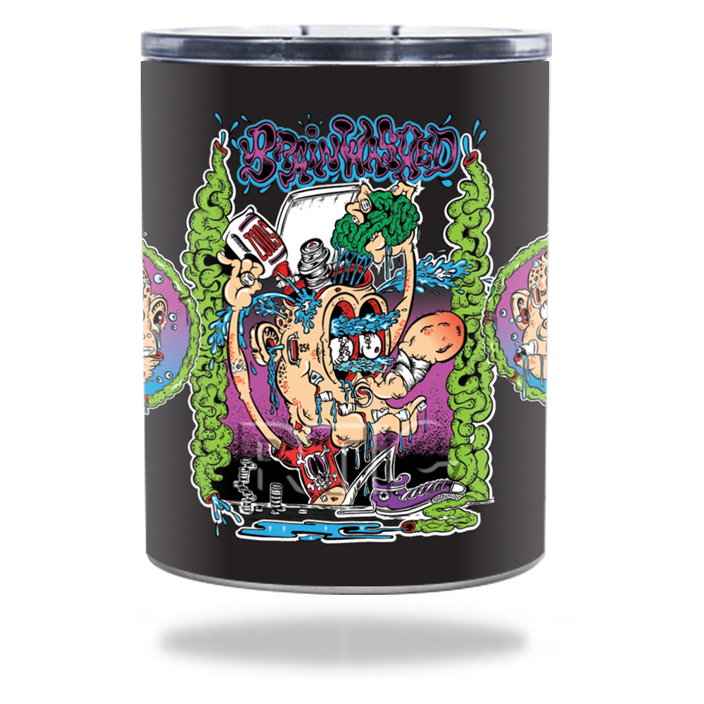 Picture of MightySkins RTLOW10-Brainwashed Skin for RTIC Lowball 10 oz 2016 Wrap Cover Sticker - Brainwashed