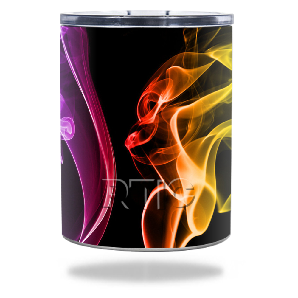 Picture of MightySkins RTLOW10-Bright Smoke Skin for RTIC Lowball 10 oz 2016 Wrap Cover Sticker - Bright Smoke