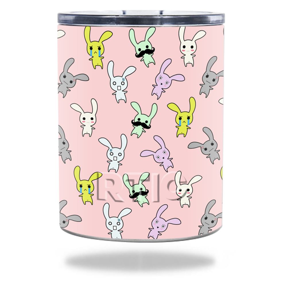 Picture of MightySkins RTLOW10-Bunny Bunches Skin for RTIC Lowball 10 oz 2016 Wrap Cover Sticker - Bunny Bunches