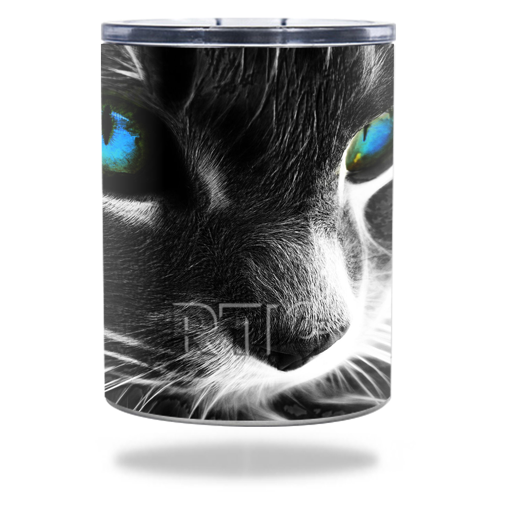 Picture of MightySkins RTLOW10-Cat Skin for RTIC Lowball 10 oz 2016 Wrap Cover Sticker - Cat