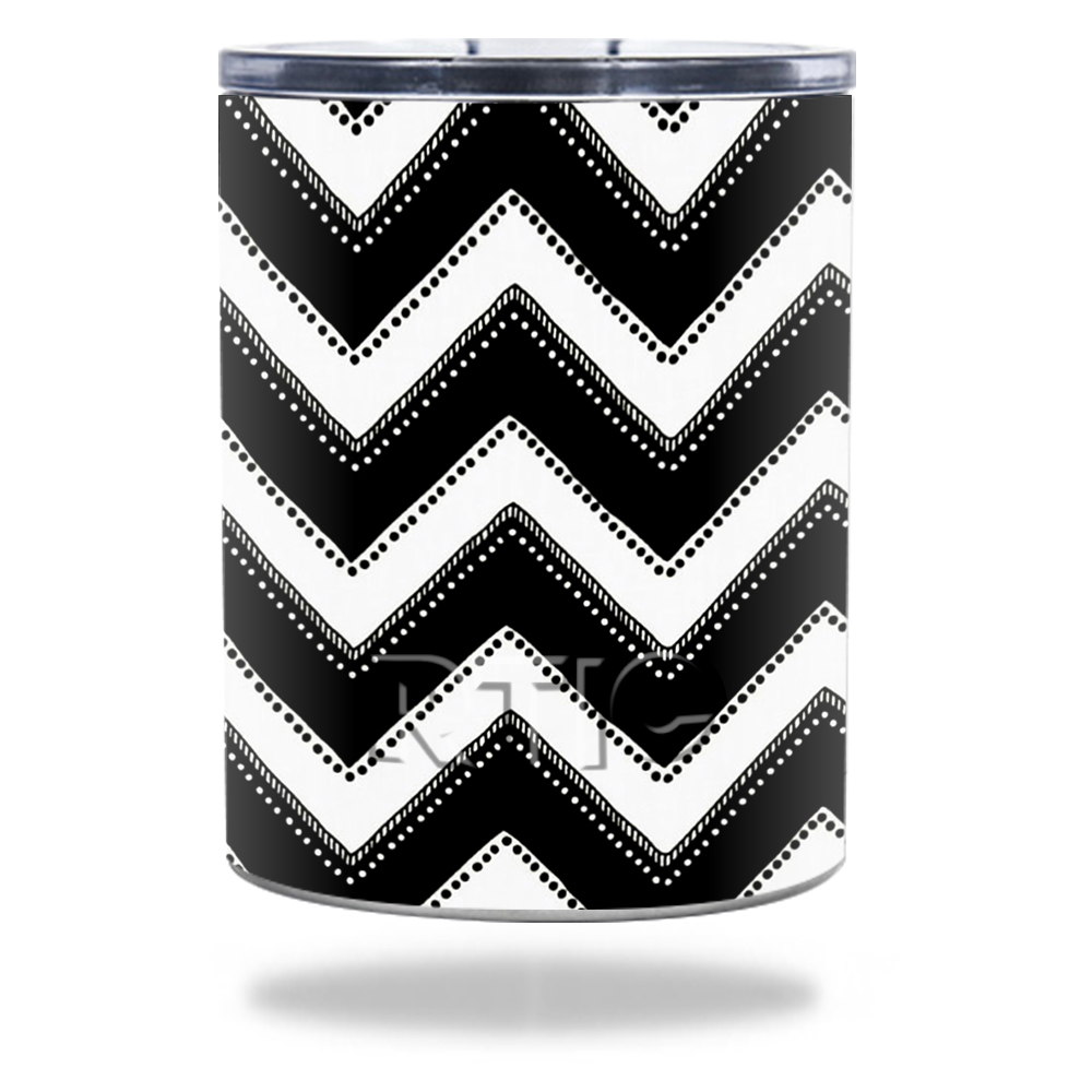 Picture of MightySkins RTLOW10-Chevron Style Skin for RTIC Lowball 10 oz 2016 Wrap Cover Sticker - Chevron Style