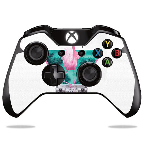 MIXBONCO-Miami Flamingo Skin for Microsoft Xbox One or One S Controller - Miami Flamingo -  MightySkins
