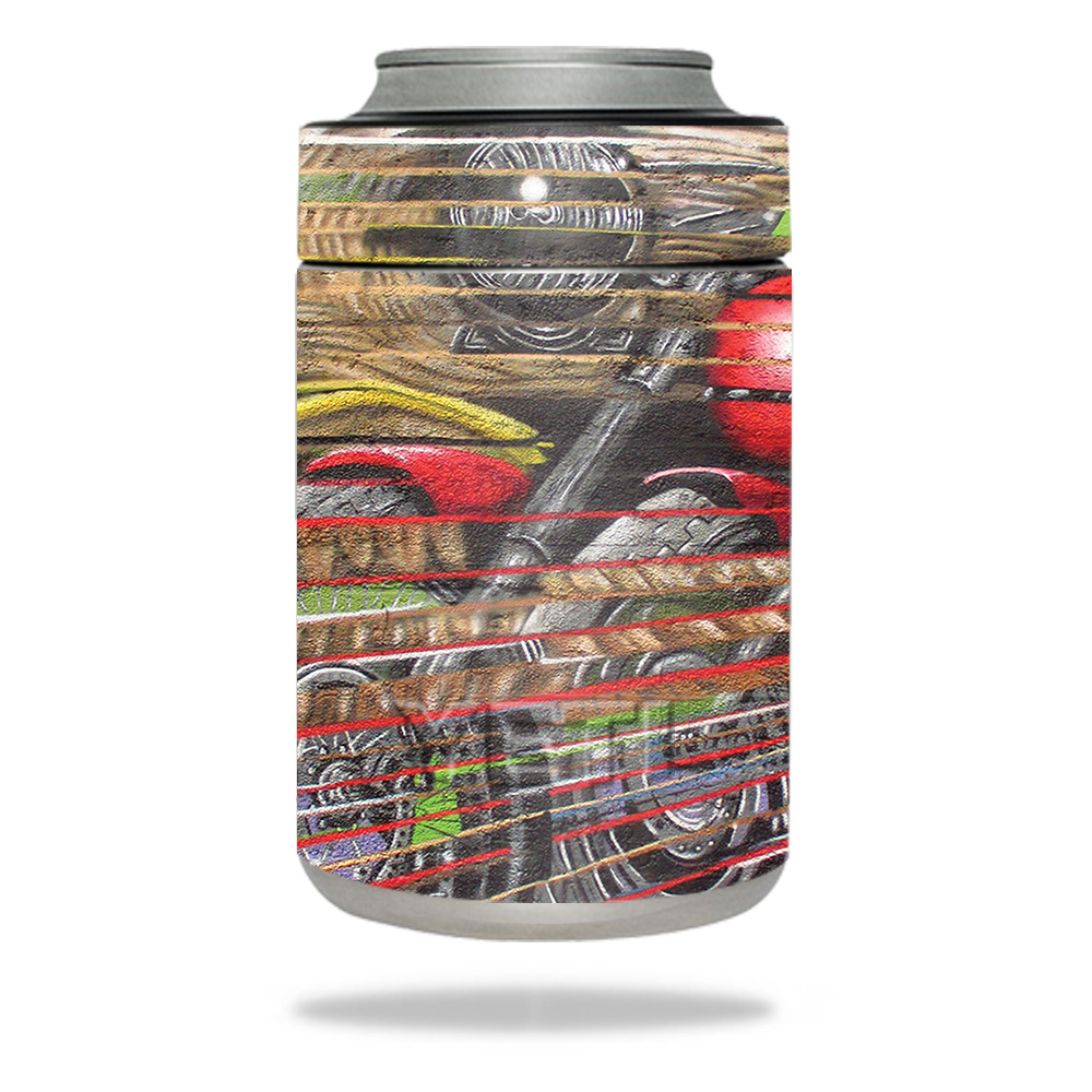 Picture of MightySkins YERAMCOL-Motorcycle Hawk Skin for Yeti Colster - Motorcycle Hawk