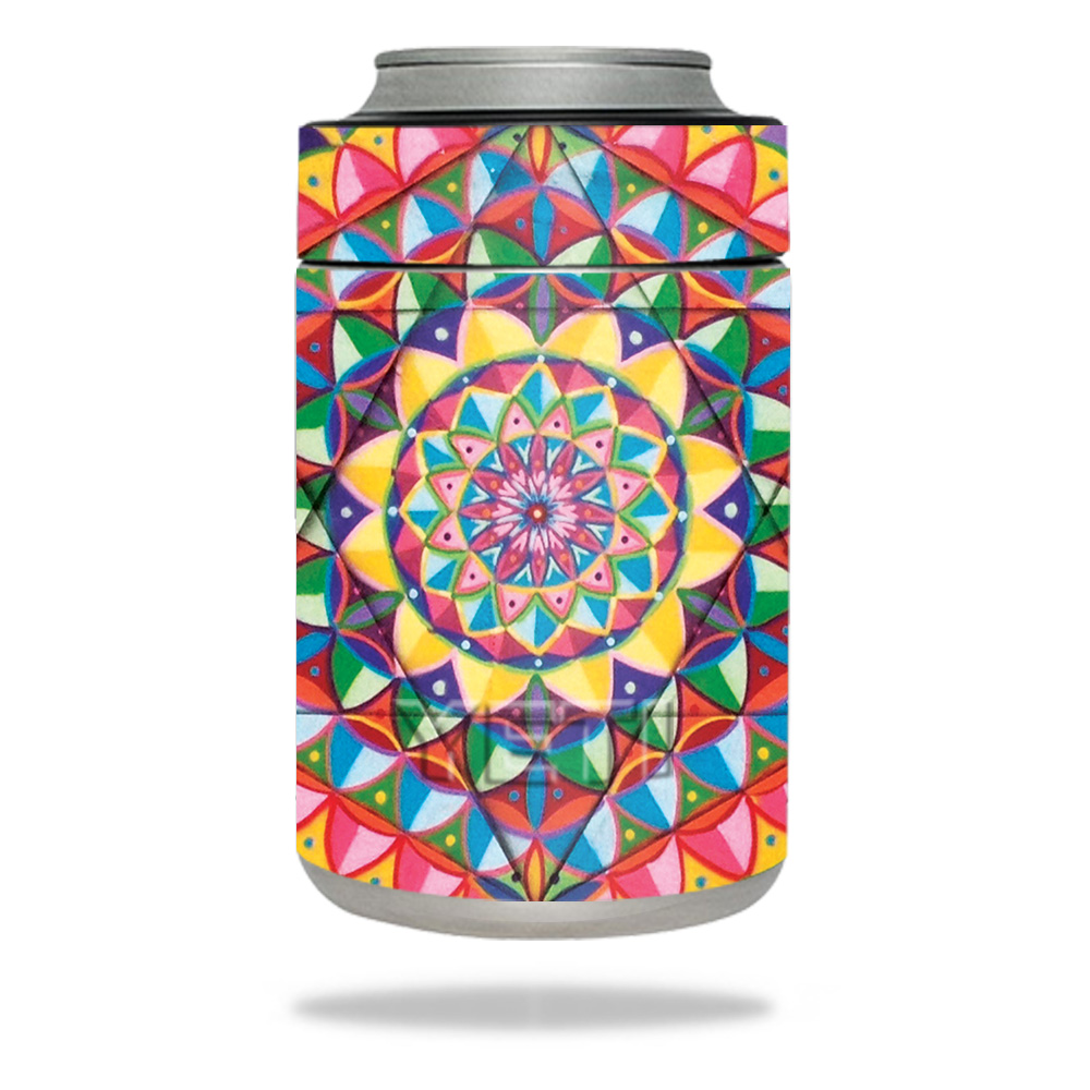 Picture of MightySkins YERAMCOL-Rainbow Kaleidoscope Skin for Yeti Colster - Rainbow Kaleidoscope