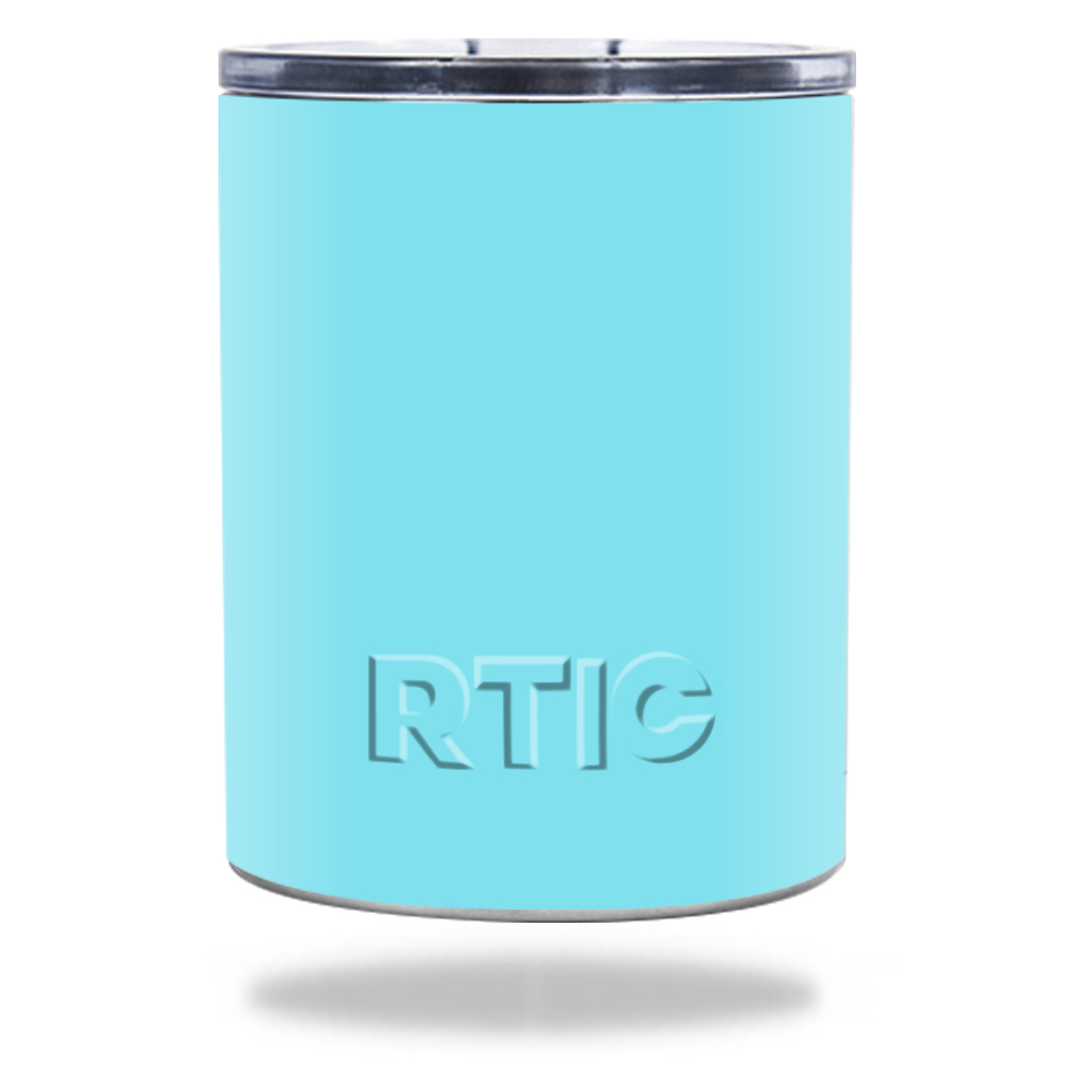 Picture of MightySkins RTLOW10-Solid Baby Blue Skin for RTIC Lowball 10 oz 2016 Wrap Cover Sticker - Solid Baby Blue