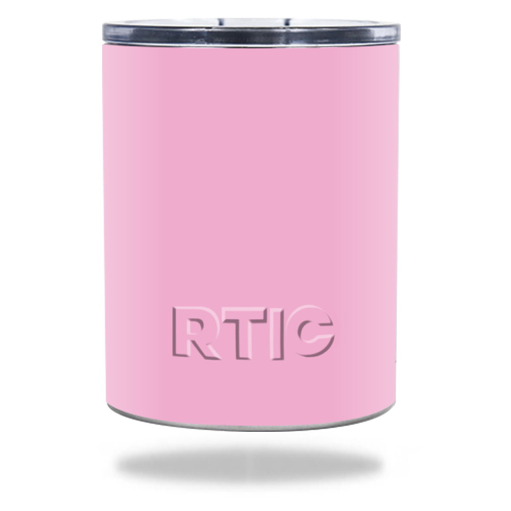 Picture of MightySkins RTLOW10-Solid Pink Skin for RTIC Lowball 10 oz 2016 Wrap Cover Sticker - Solid Pink