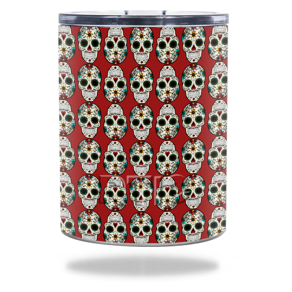 Picture of MightySkins RTLOW10-Sugar Skull Skin for RTIC Lowball 10 oz 2016 Wrap Cover Sticker - Sugar Skull