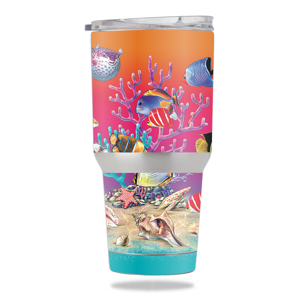 Picture of MightySkins METUM30-Coral Garden Skin for Members Mark 30 oz Tumbler - Coral Garden