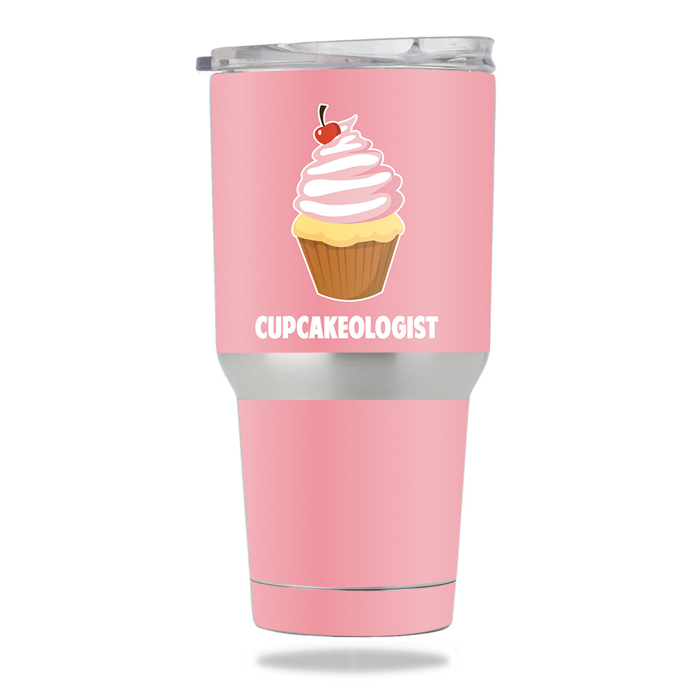 Picture of MightySkins METUM30-Cupcakeologist Skin for Members Mark 30 oz Tumbler - Cupcakeologist