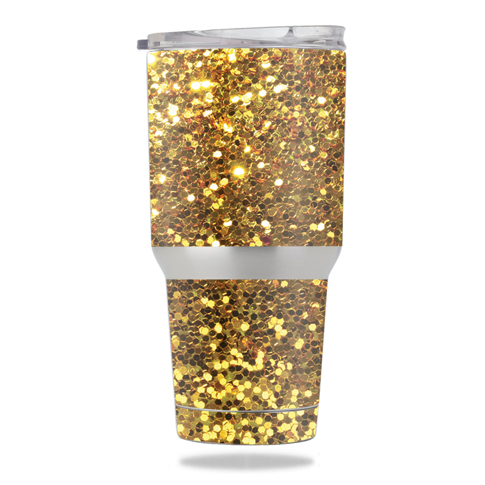 Picture of MightySkins METUM30-Gold Dazzle Skin for Members Mark 30 oz Tumbler - Gold Dazzle