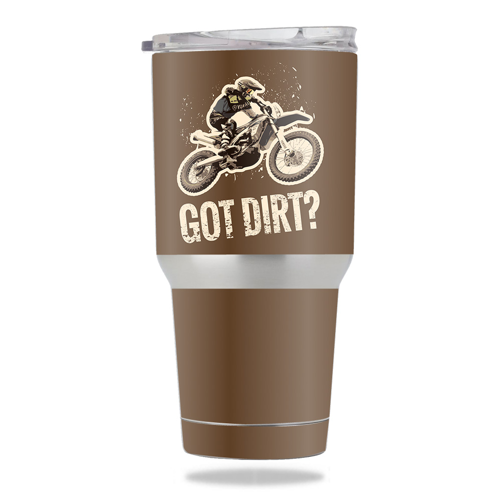 Picture of MightySkins METUM30-Got Dirt Skin for Members Mark 30 oz Tumbler - Got Dirt