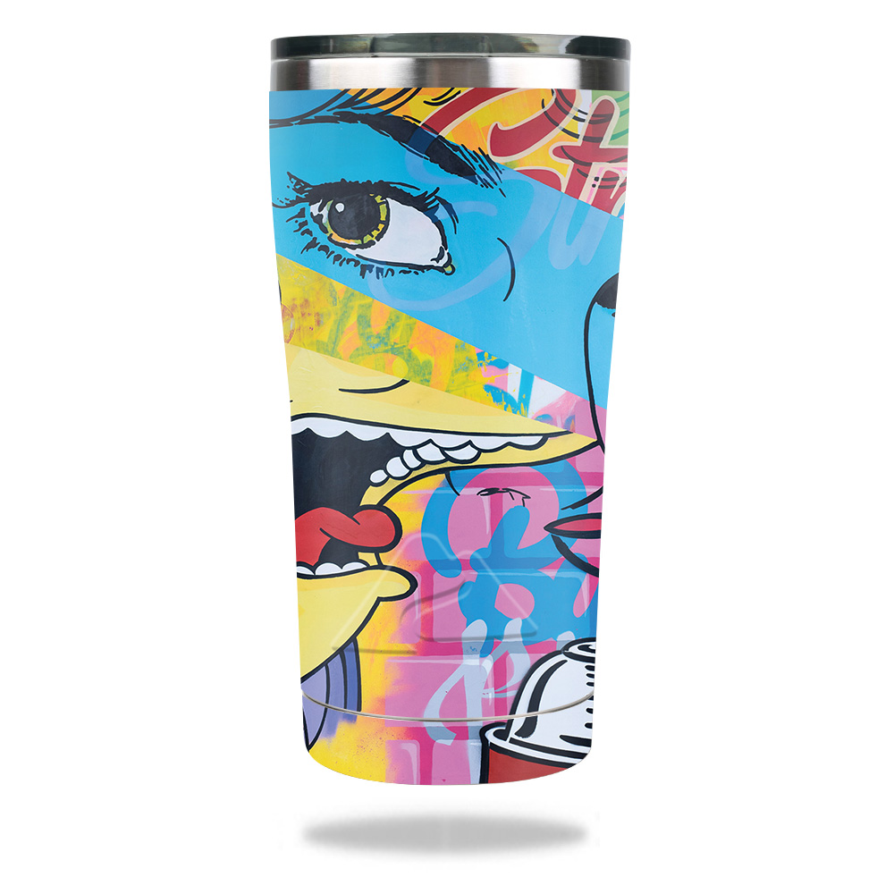 Picture of MightySkins OZTUM2017-Blue Eyes Skin for Ozark Trail 20 oz Tumbler 2017 - Blue Eyes