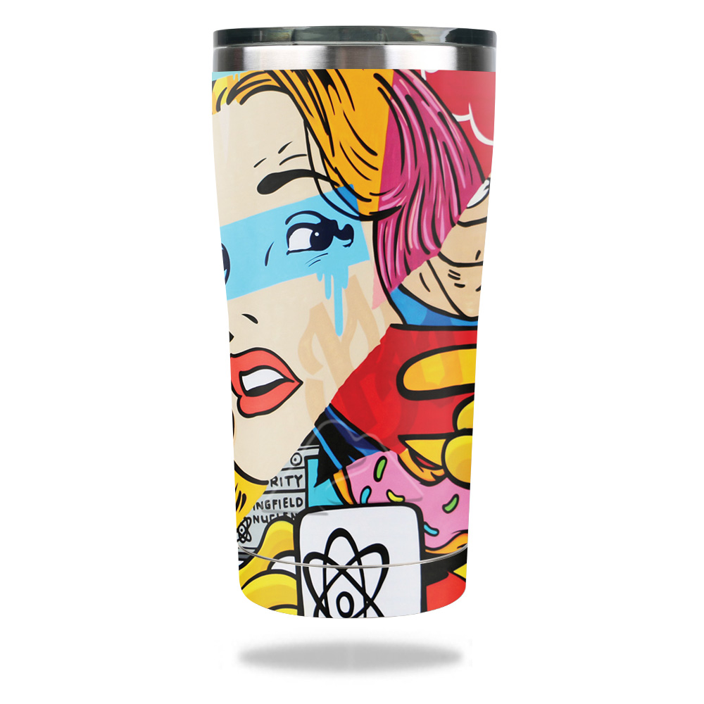 Picture of MightySkins OZTUM2017-Cartoon Mania Skin for Ozark Trail 20 oz Tumbler 2017 - Cartoon Mania
