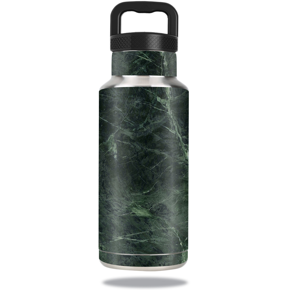 Picture of MightySkins OZBOT36-Green Marble Skin for Ozark Trail Water 36 oz Bottle Wrap Cover Sticker - Green Marble