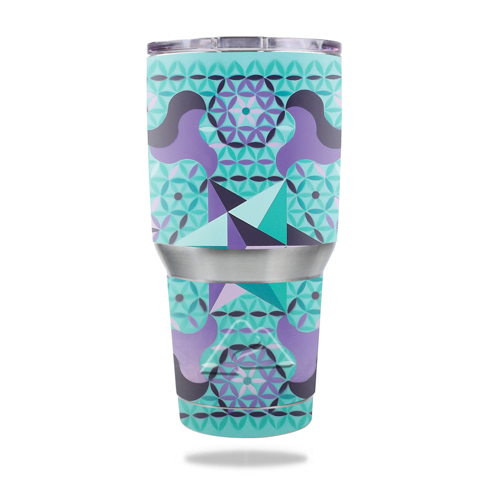 Picture of MightySkins OZTUM30-Pastel Hexagon Skin for Ozark Trail 30 oz Tumbler - Pastel Hexagon
