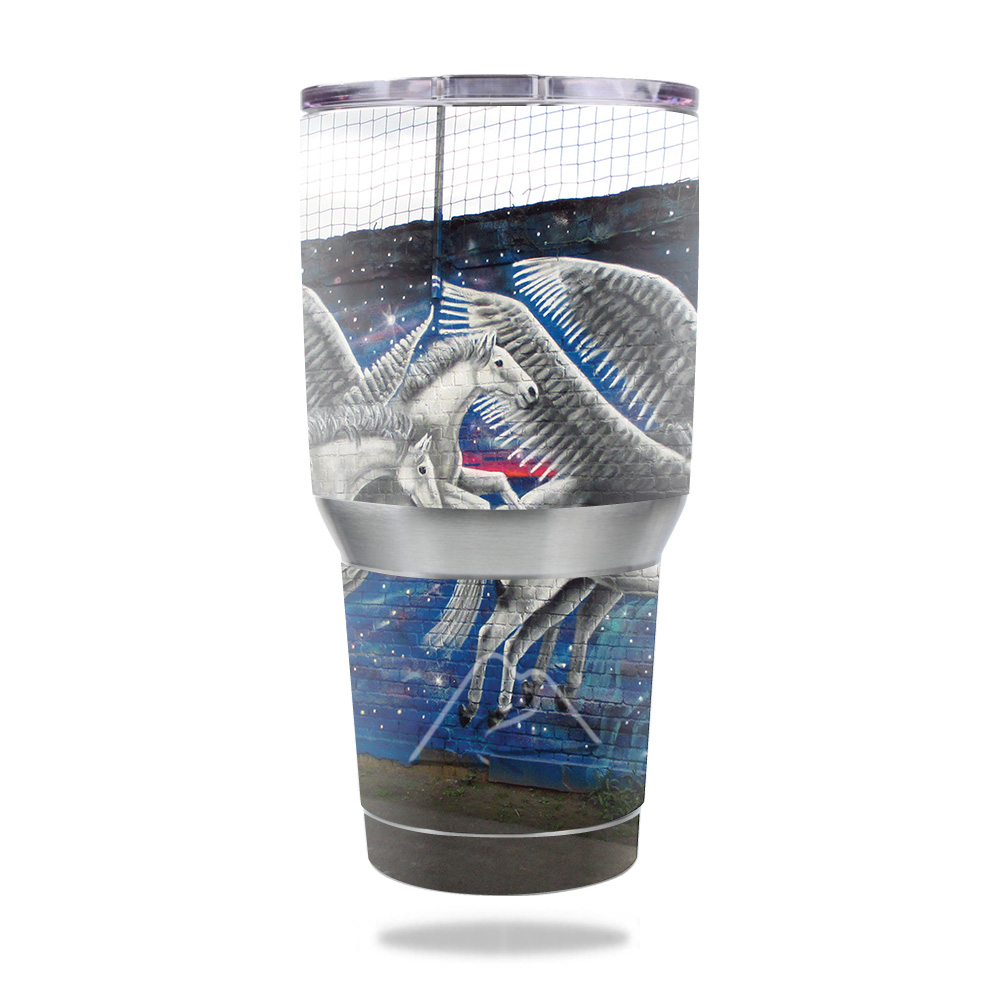 Picture of MightySkins OZTUM30-Pegasus Herd Skin for Ozark Trail 30 oz Tumbler - Pegasus Herd