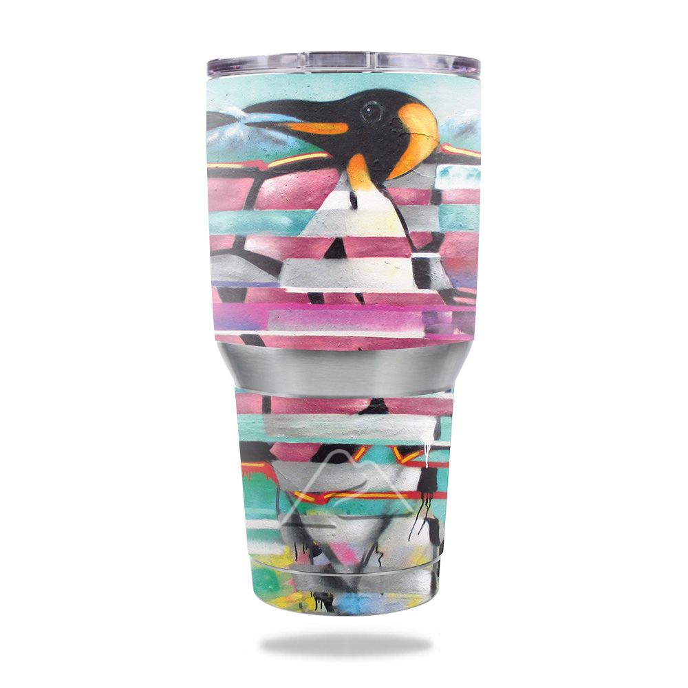 Picture of MightySkins OZTUM30-Penguin Party Skin for Ozark Trail 30 oz Tumbler - Penguin Party