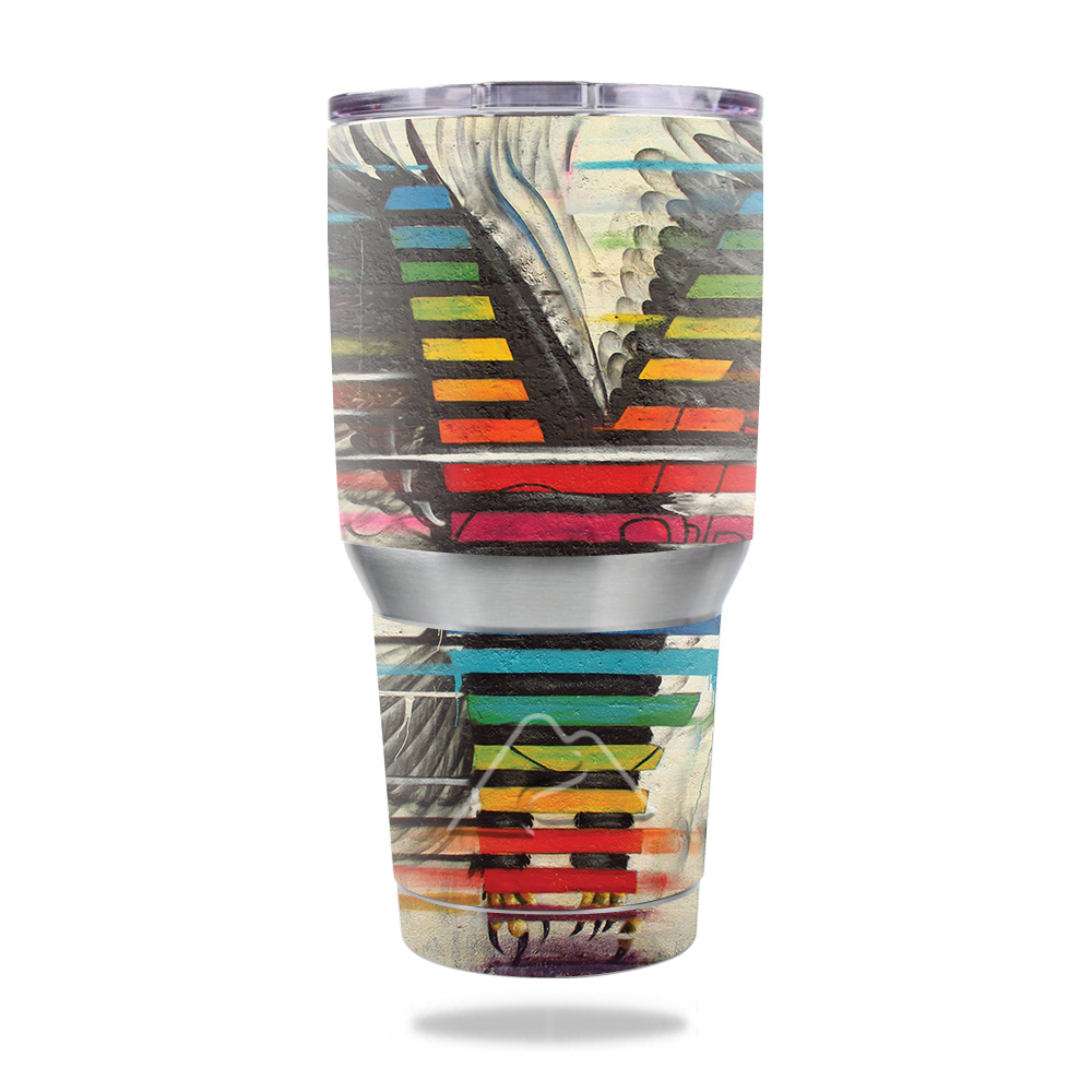 Picture of MightySkins OZTUM30-Rainbow Eagle Skin for Ozark Trail 30 oz Tumbler - Rainbow Eagle