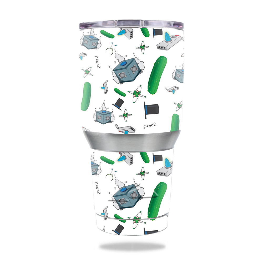 Picture of MightySkins OZTUM30-Science Cartoon Skin for Ozark Trail 30 oz Tumbler - Science Cartoon