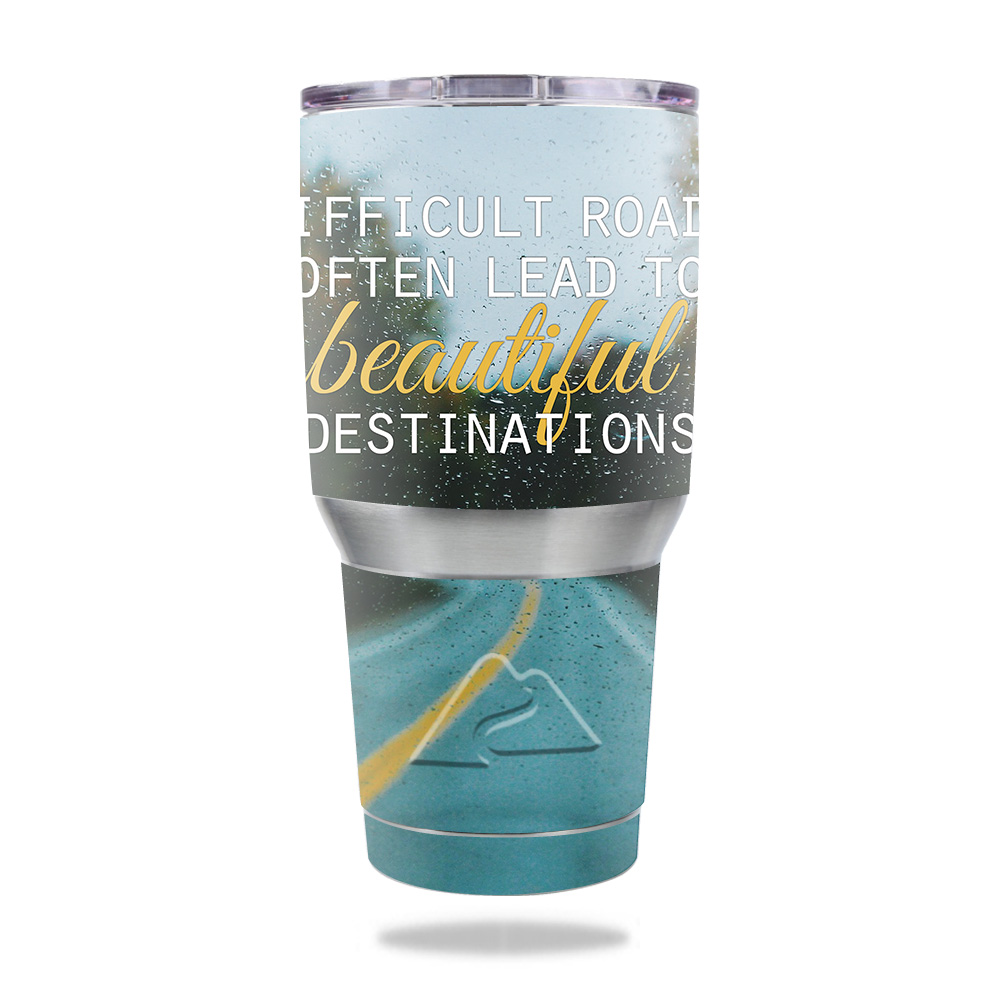 Picture of MightySkins OZTUM30-Difficult Roads Skin for Ozark Trail 30 oz Tumbler - Difficult Roads