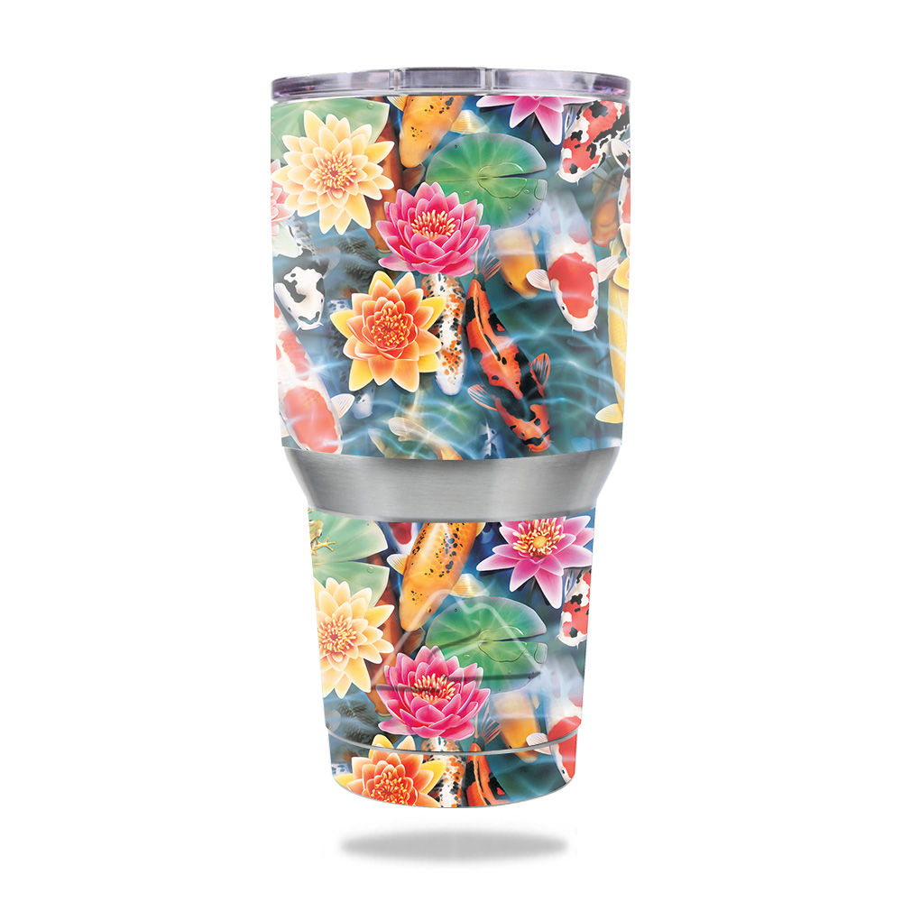 Picture of MightySkins OZTUM30-Koi Pond Skin for Ozark Trail 30 oz Tumbler - Koi Pond
