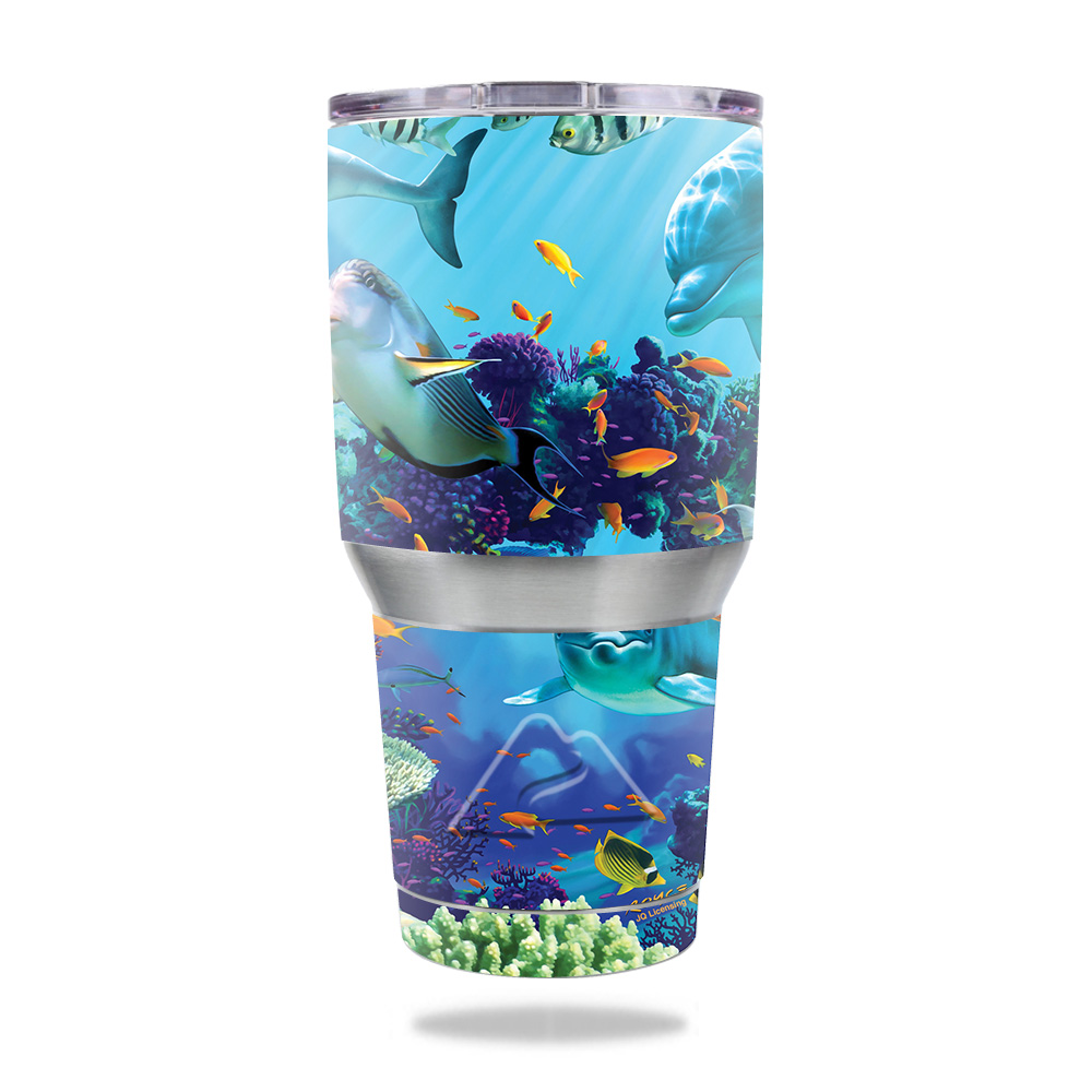 Picture of MightySkins OZTUM30-Ocean Friends Skin for Ozark Trail 30 oz Tumbler - Ocean Friends