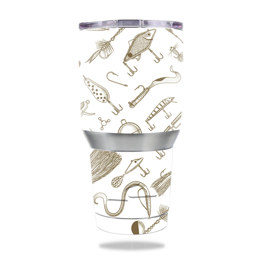 Picture of MightySkins OZTUM30-Retro Lures Skin for Ozark Trail 30 oz Tumbler - Retro Lures