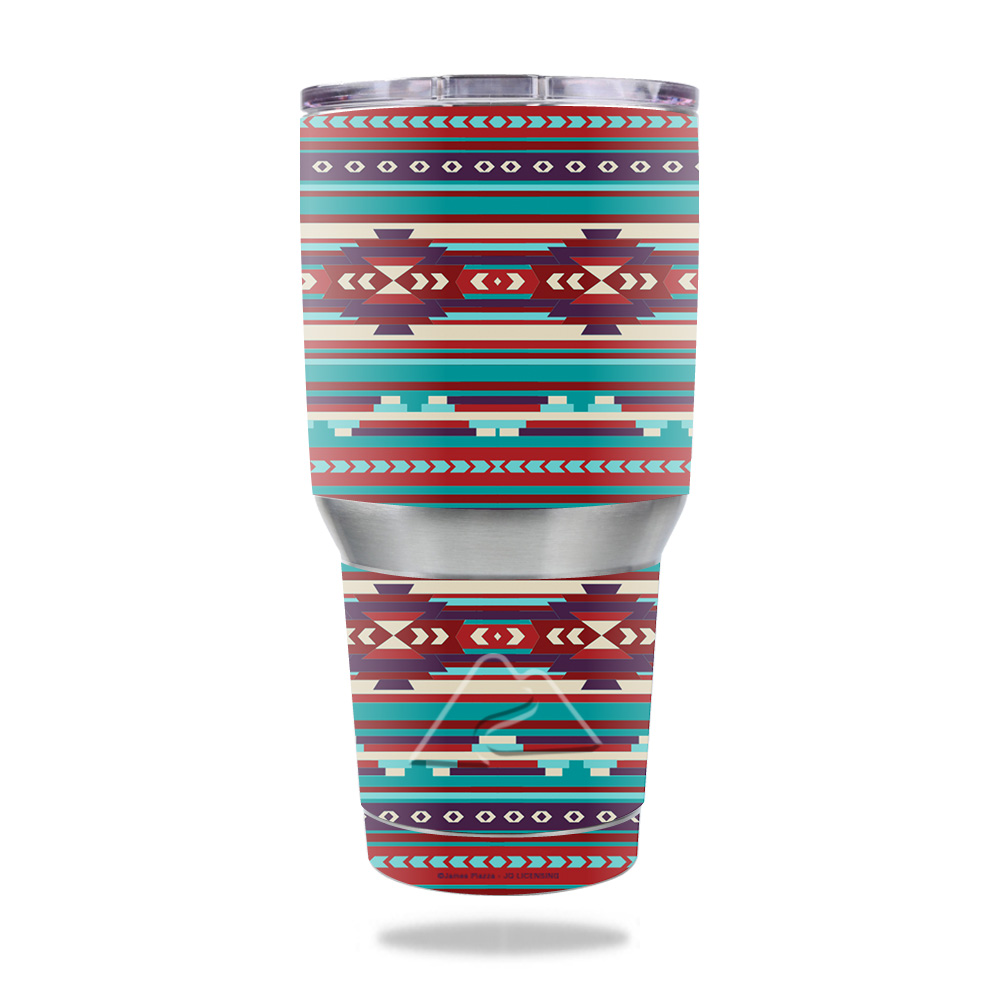 Picture of MightySkins OZTUM30-Southwest Stripes Skin for Ozark Trail 30 oz Tumbler - Southwest Stripes