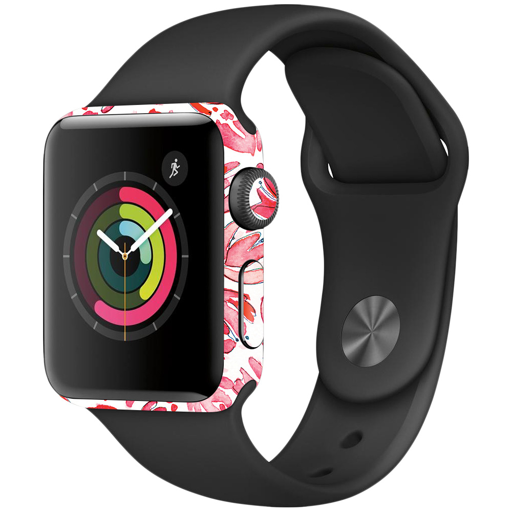 Picture of MightySkins APW382-Red Petals Skin for Apple Watch Series 2 38 mm - Red Petals