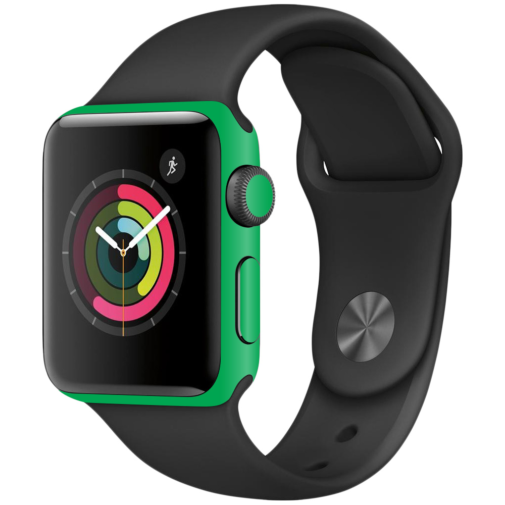 Picture of MightySkins APW382-Solid Green Skin for Apple Watch Series 2 38 mm - Solid Green