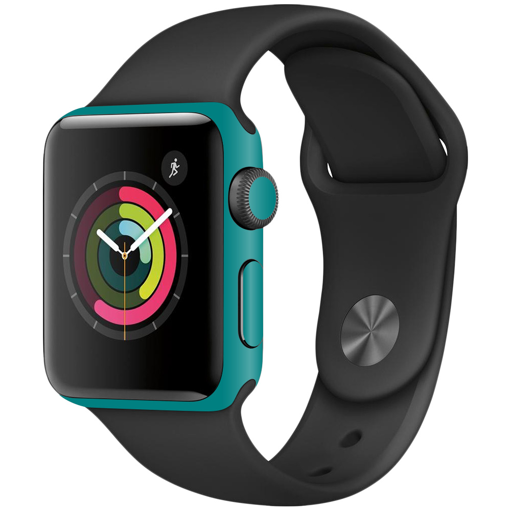 Picture of MightySkins APW382-Solid Teal Skin for Apple Watch Series 2 38 mm - Solid Teal