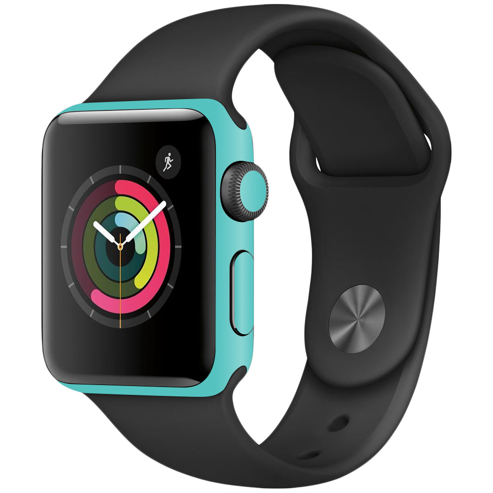 Picture of MightySkins APW382-Solid Turquoise Skin for Apple Watch Series 2 38 mm - Solid Turquoise